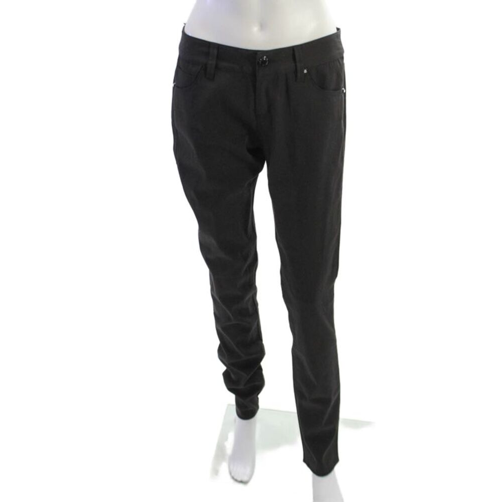 Buffalo David Bitton Women Black Dress Pants Designer Size 28